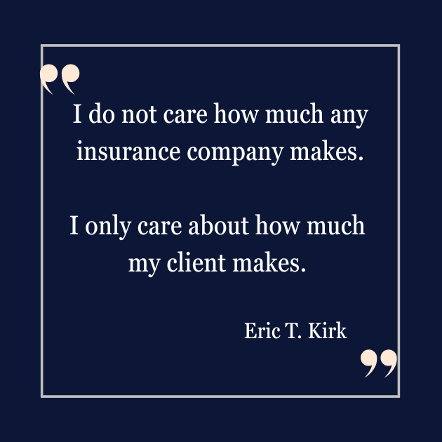 Eric T. Kirk, Baltimore Personal Injury Lawyer Tips & Advice #44